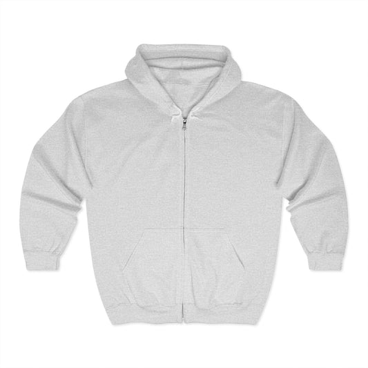 Funny Gnome Hoodie - Enter If You Dare | Unisex Heavy Blend Full Zip Sweatshirt