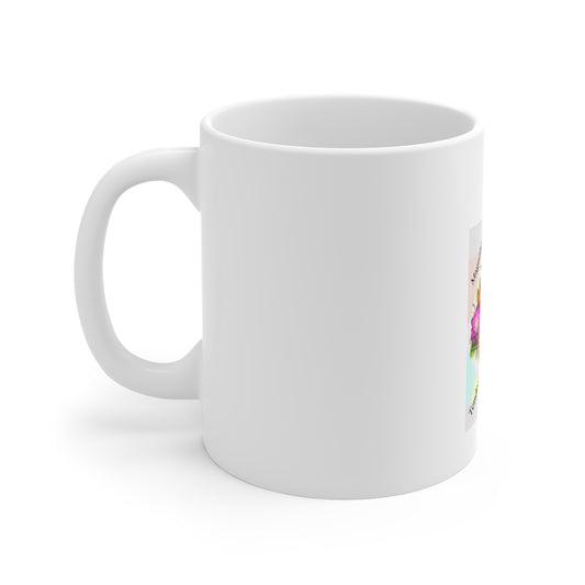 Floral Mother's Day Ceramic Mug | Joyeuse Fête des Mères Gift