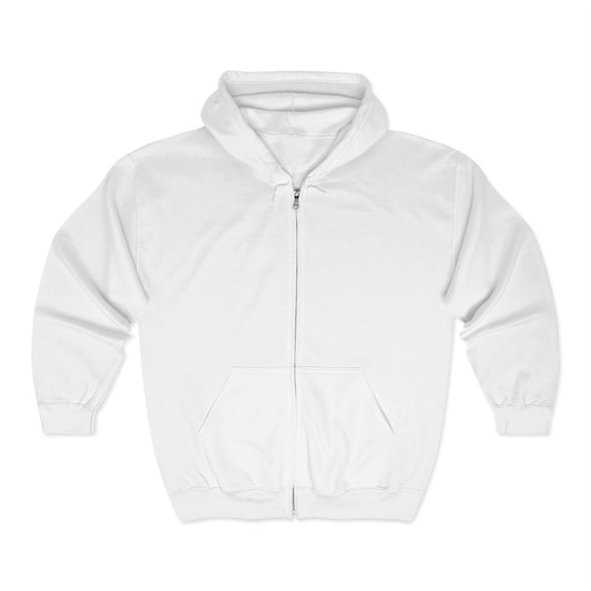 Funny Gnome Hoodie - Enter If You Dare | Unisex Heavy Blend Full Zip Sweatshirt
